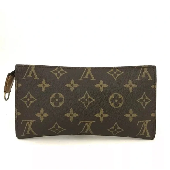 AUTH Louis Vuitton Monogram Cosmetics Pouch (Bucket GM) Purse - Picture 4 of 8